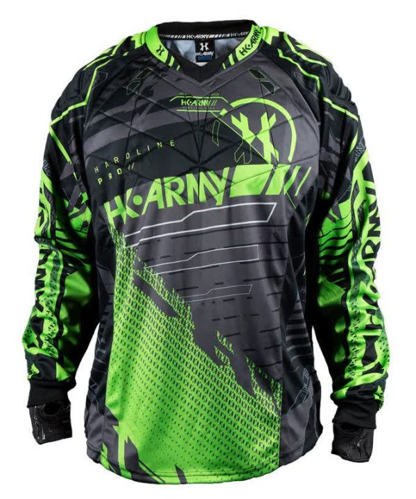 جرسی اورجینال پینت بال HK ARMY HARDLINE PRO JERSEY - LIME GREEN